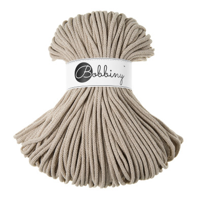 Beige / Flechtkordel 5 mm