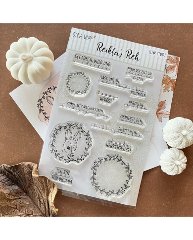 Wichtel-Stempelset – 16 Texte & Motive für Karten & DIY