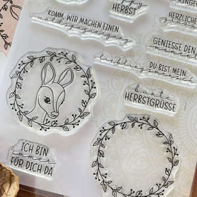Wichtel-Stempelset – 16 Texte & Motive für Karten & DIY