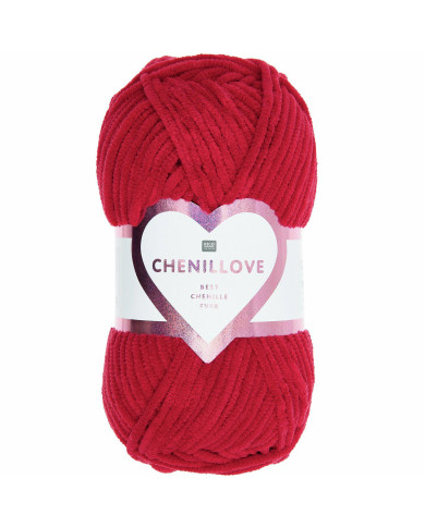 CHENILLOVE Weinrot