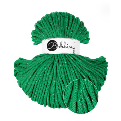 Shiny Jade Green / Flechtkordel 5 mm