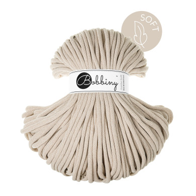 Beige / Flechtkordel 8 mm