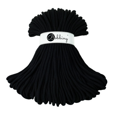 Black / Flechtkordel 9 mm
