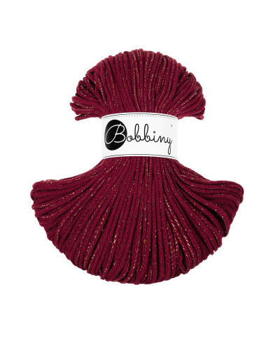 Golden Wine Red / Flechtkordel 3mm