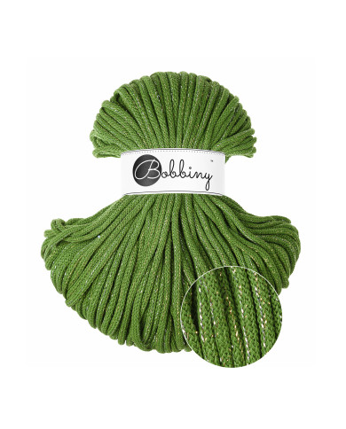 Shiny Moss Green / Flechtkordel 5 mm