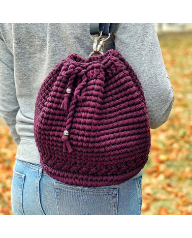 Marsala / T-Shirt Garn 7-9 mm