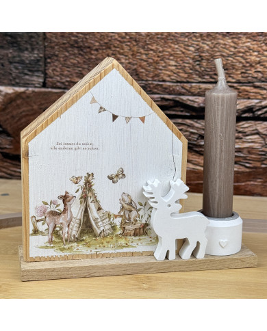 Deko-Häuschen "Hirsch" – natürlich, einfach besonders