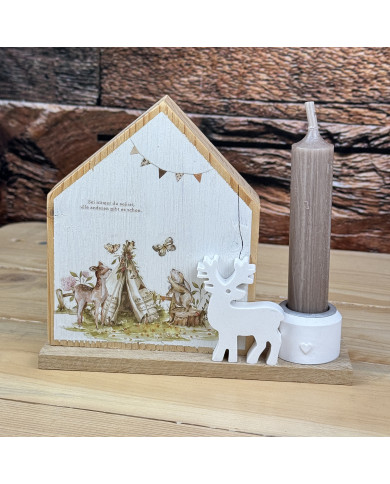 Deko-Häuschen "Hirsch" – natürlich, einfach besonders