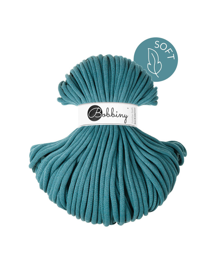 Teal / Flechtkordel 8 mm