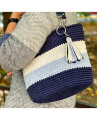 Blue Sapphire / T-Shirt Garn 7-9 mm