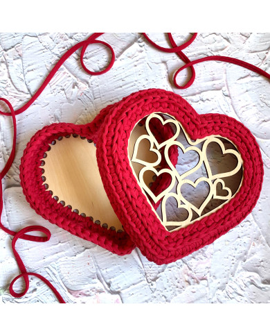 Ruby / T-Shirt Garn 7-9 mm