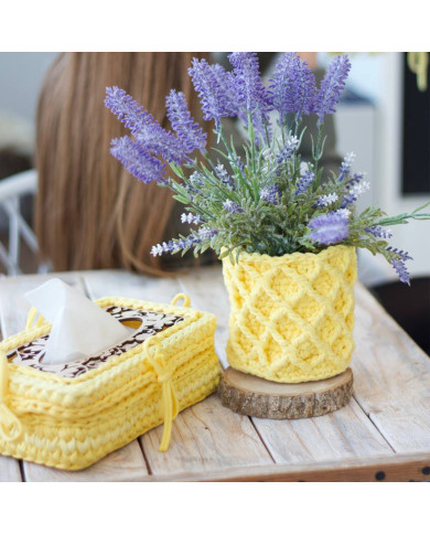 Yellow / T-Shirt Garn 7-9 mm