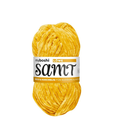 Löwe / Chenille Samt