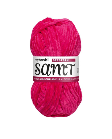 Flamingo / Chenille Samt