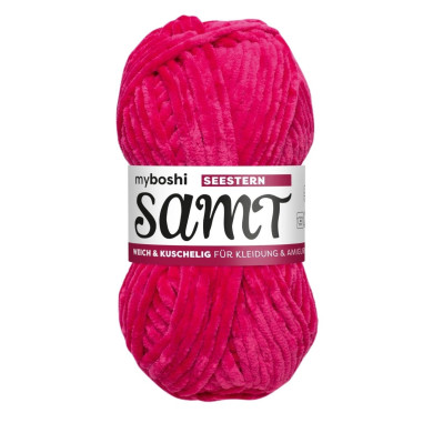 Flamingo / Chenille Samt