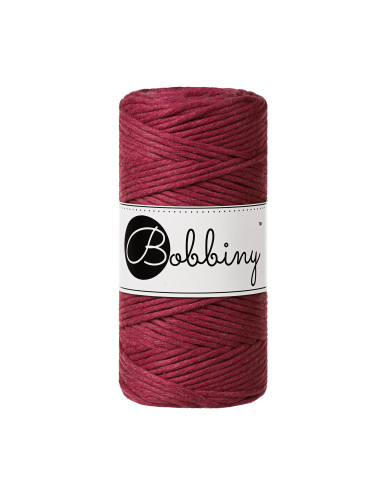Wine Red / Makramee Kordel 3 mm