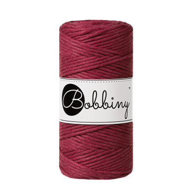 Wine Red / Makramee Kordel 3 mm